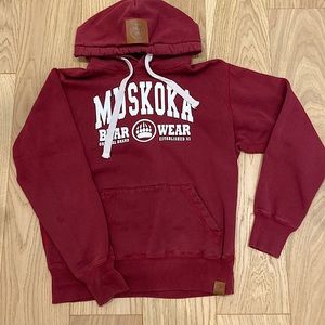 Vintage Red Hoodie